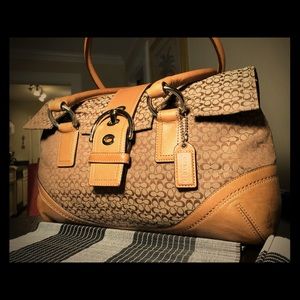Coach Flap Satchel Handbag
